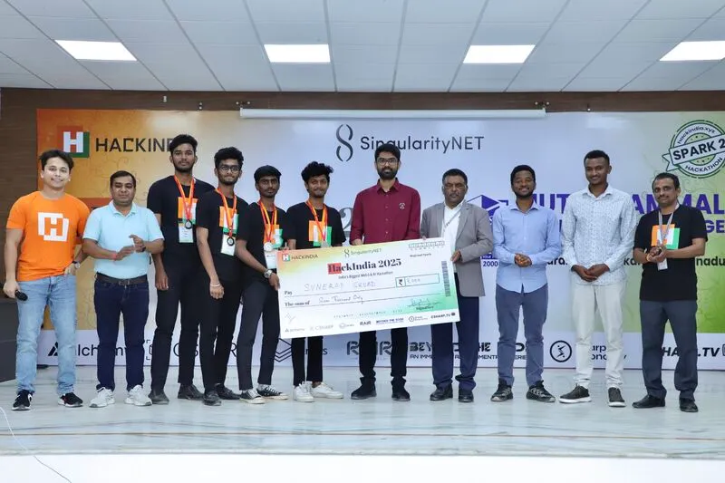 HackIndia 2025 – 1st Runner-Up — HackIndia & SingularityNET
