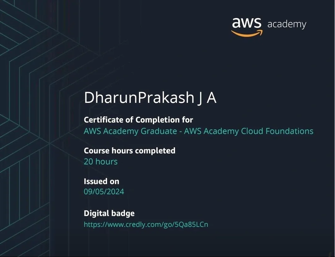 Cloud Foundations — AWS Academy
